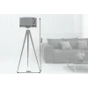 Lampa podłogowa Tripod czarna