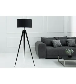 Lampa podłogowa Tripod czarna