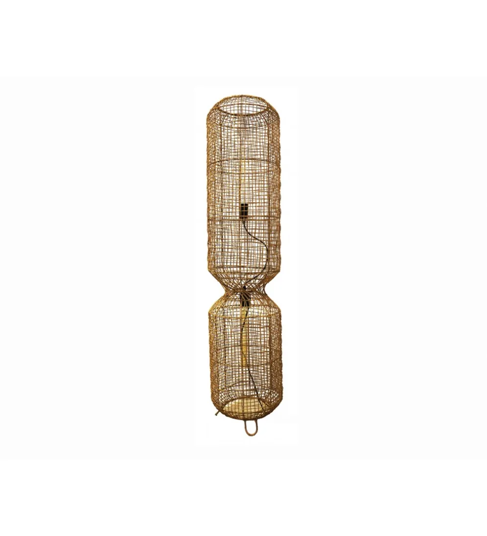 Lampa stojąca Aurora ratan 30 cm