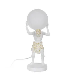 Lampa stołowa AHILL 44 cm biała