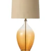 Lampa stołowa AMBER 85 cm szklana