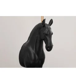 Lampa stołowa Animal Horse 75 cm czarna