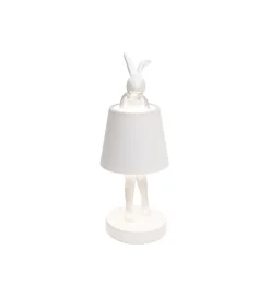 Lampa stołowa ANIMAL RABBIT 29 cm biała