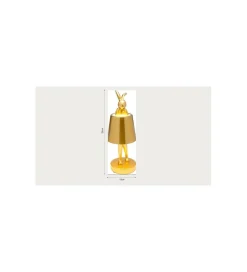 Lampa stołowa ANIMAL RABBIT 29 cm biała