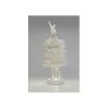 Lampa stołowa ANIMAL RABBIT FUR 68 cm srebrno biała