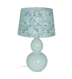 Lampa stołowa BUNOKI 63 cm ceramika zielona