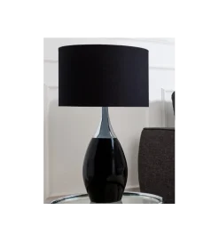 Lampa stołowa Carla 60 cm czarna
