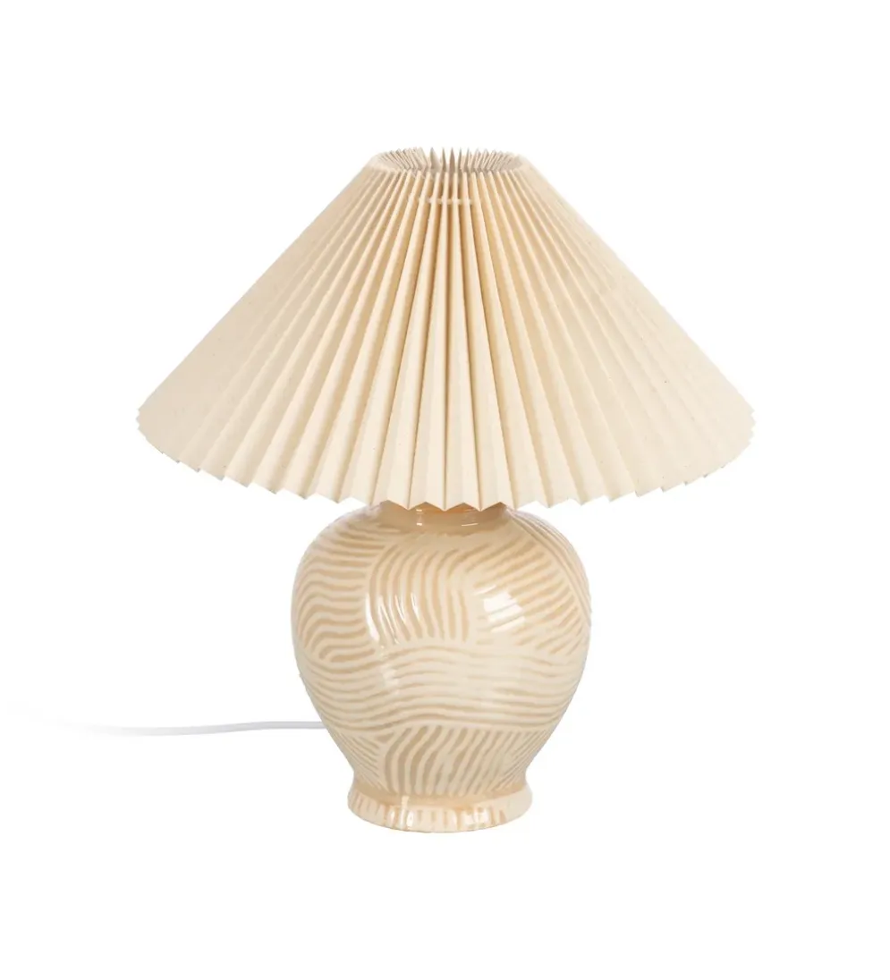 Lampa stołowa CETRO 39 cm ceramika