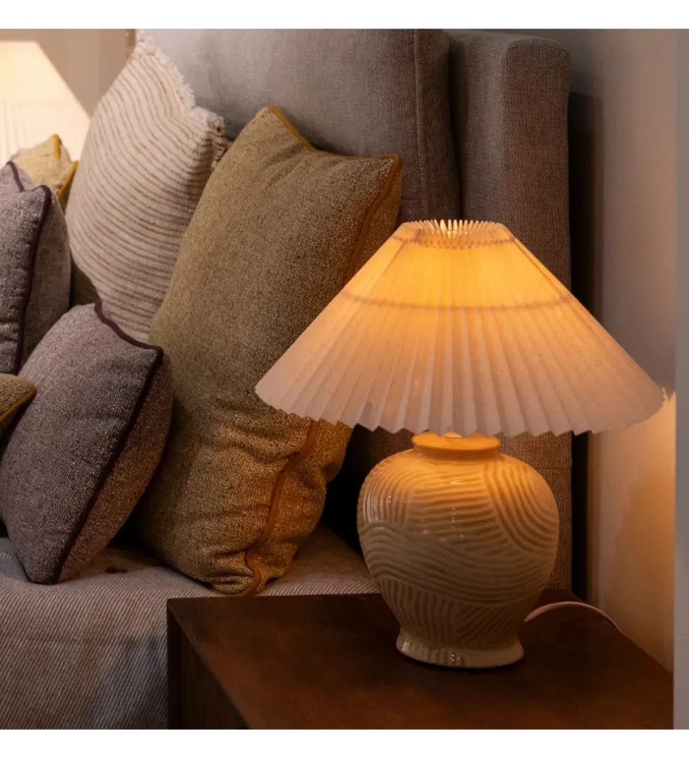 Lampa stołowa CETRO 39 cm ceramika