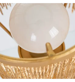 Lampa stołowa DANCEY 50 cm złota