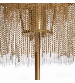 Lampa stołowa DANCEY 50 cm złota