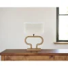 Lampa stołowa Demeter 40 cm toffee