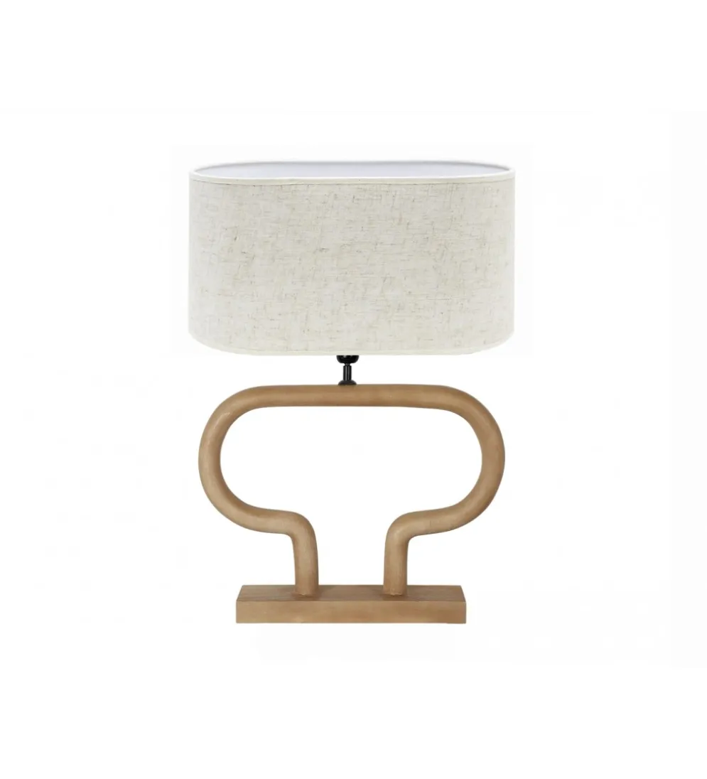 Lampa stołowa Demeter 40 cm toffee