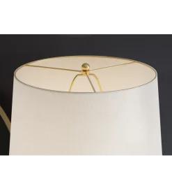 Lampa stołowa ELEGANCIA 65 cm ceramika biały