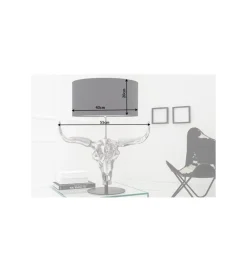 Lampa stołowa El Toro 68cm czarna