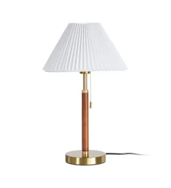 Lampa stołowa ETARAL 50 cm biało złota
