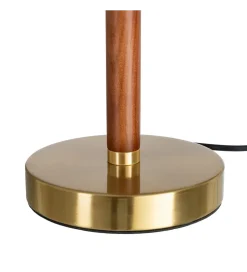 Lampa stołowa ETARAL 50 cm biało złota