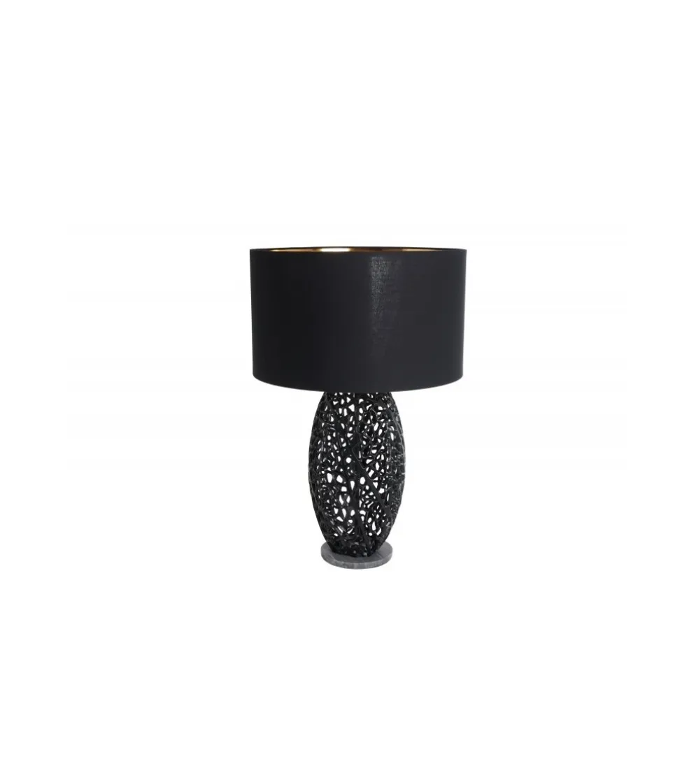 Lampa stołowa FLANK 40 cm czarna