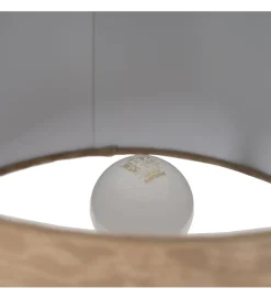 Lampa stołowa GETMARY 68 cm złoto beżowa
