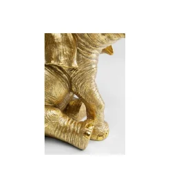 Lampa stołowa Happy Elefant 48 cm złoto czarna