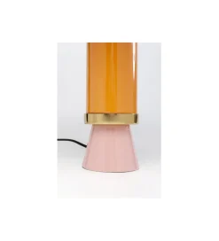 Lampa stołowa JOSY 51 cm różowa