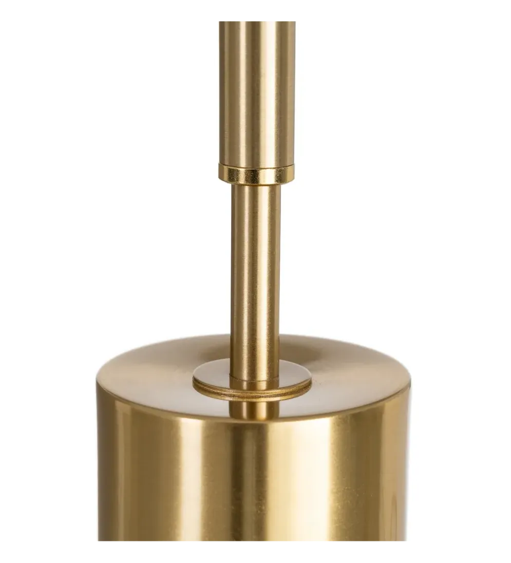 Lampa stołowa KESAMON 65 cm złotobiała