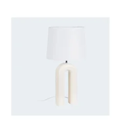 Lampa stołowa LACADO kremowa