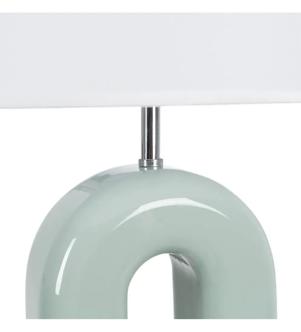 Lampa stołowa LACADO zielona