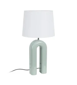 Lampa stołowa LACADO zielona