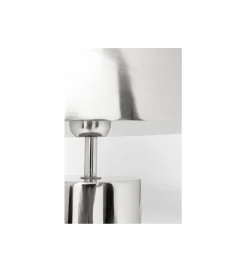 Lampa stołowa LOUNGRY 38 cm srebrna