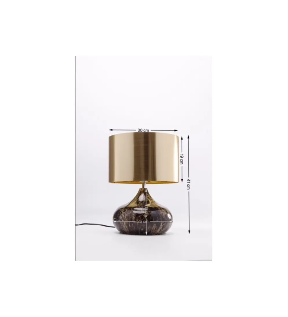 Lampa stołowa MAMO DELUXE 38 cm złota