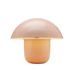 Lampa stołowa MUSHROOM 27 cm brzoskwiniowa