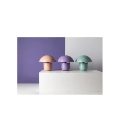 Lampa stołowa MUSHROOM 27 cm brzoskwiniowa