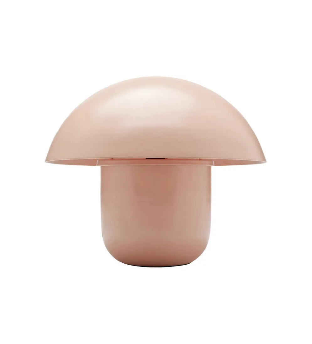 Lampa stołowa MUSHROOM 27 cm brzoskwiniowa