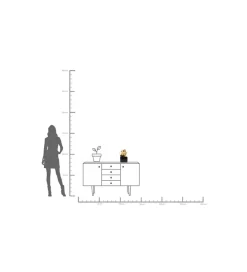 Lampa stołowa NUDE MAN HUG 29 cm złota