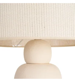 Lampa stołowa OTAMENK 73 cm kremowa