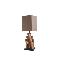 Lampa stołowa Pure Nature brązowa