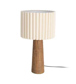 Lampa stołowa RESINMA 46 cm brązowa