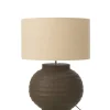 Lampa stołowa RETUL 62 cm terrakota brązowa