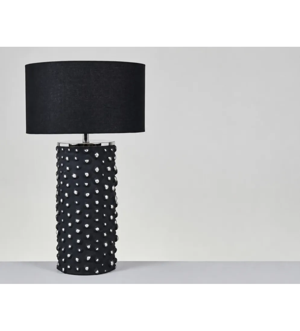 Lampa stołowa SALZBURGO 62 cm czarna