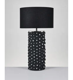 Lampa stołowa SALZBURGO 62 cm czarna