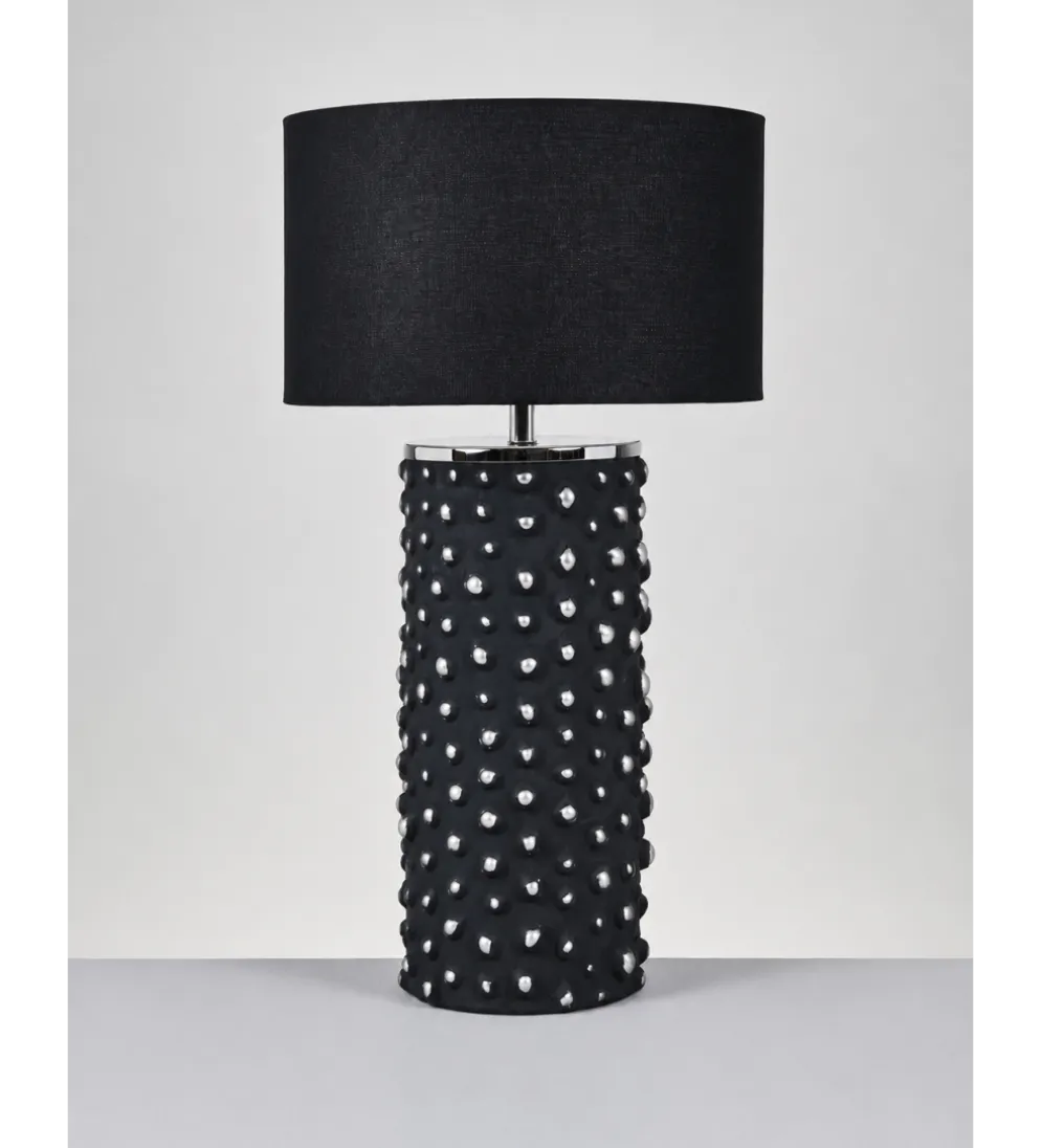 Lampa stołowa SALZBURGO 62 cm czarna