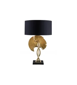 Lampa stołowa SORIA 40 cm czarno złota