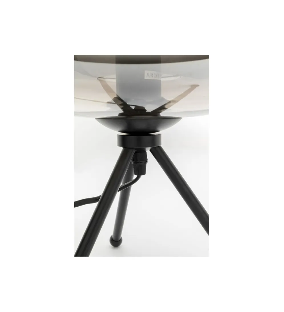 Lampa stołowa SPHERE 43 cm smoke