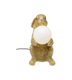Lampa stołowa SWEET RABBIT 15 cm złota