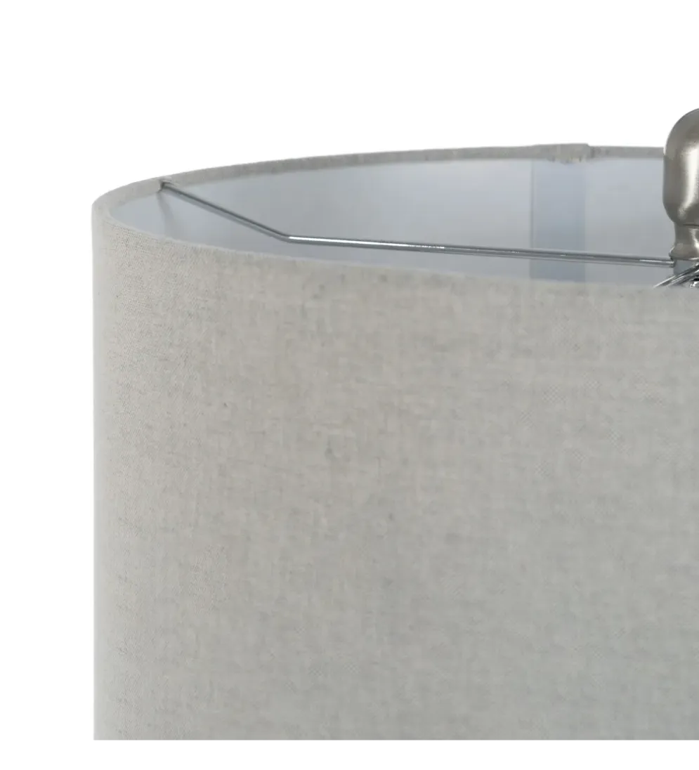 Lampa stołowa UCHAT 73 cm ceramika szara