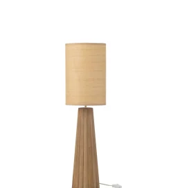 Lampa stołowa UMBRELLA 78 cm drewno ailantus naturalna
