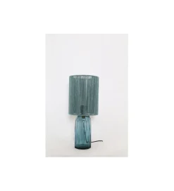 Lampa stołowa VECCHIO 42 cm niebieska