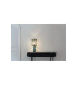 Lampa stołowa VECCHIO 42 cm niebieska