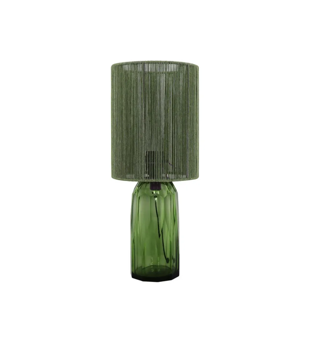 Lampa stołowa VECCHIO 42 cm zielona